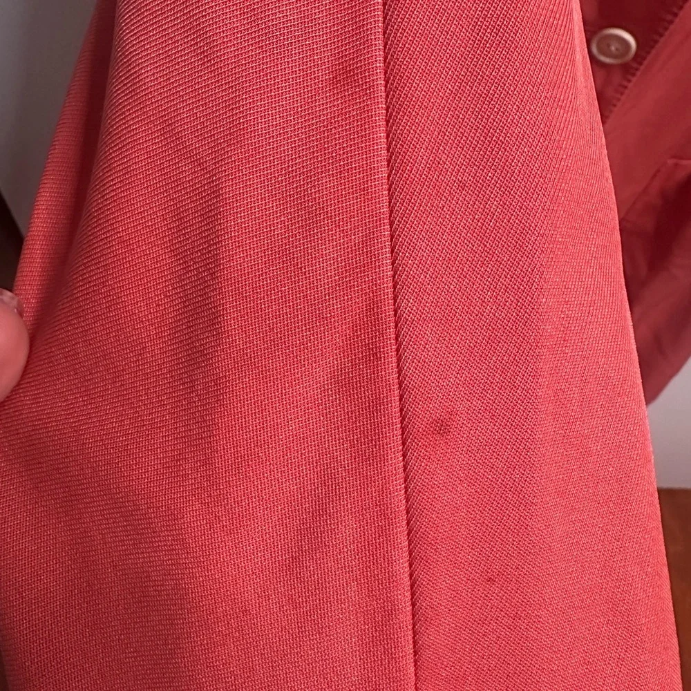 Boglioli Made in Italy Coral 💯Wool Coat, Unstructured Italian Tailoring, Size 8 - Picture 8 of 10